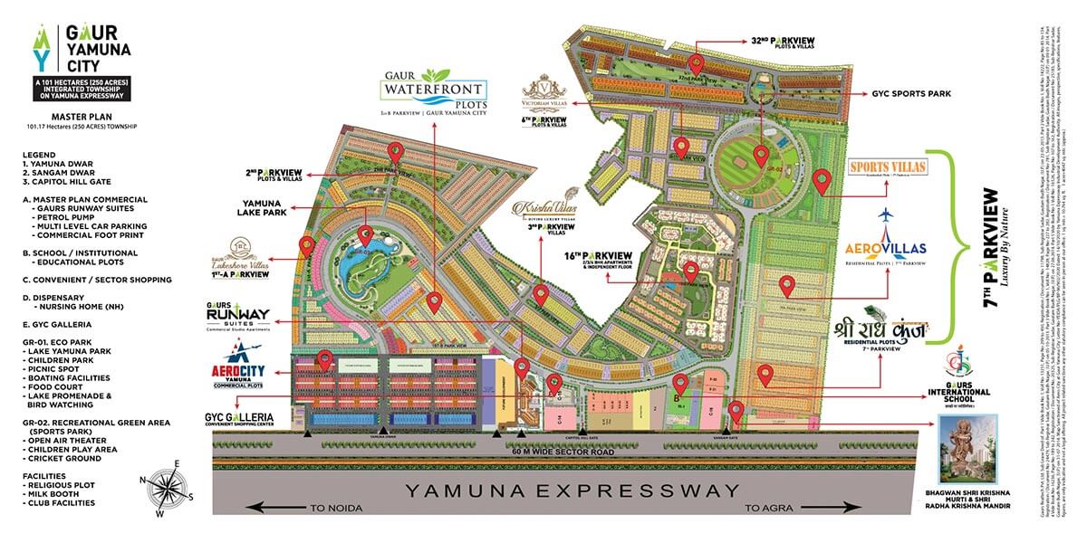 Gaur Yamuna City Master Plan
