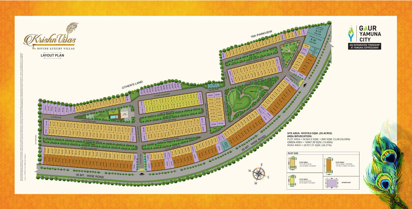 Gaur Krishn Villas Site Plan