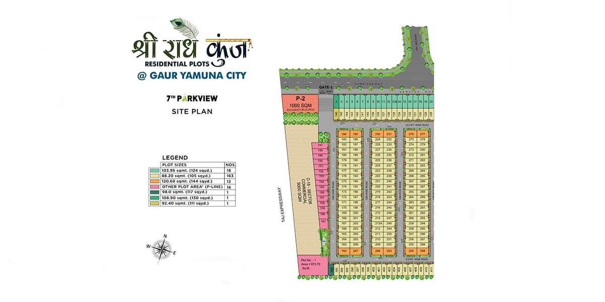 Shri Radhey Kunj Site Plan